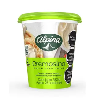 Queso Crema Alpina 380 g