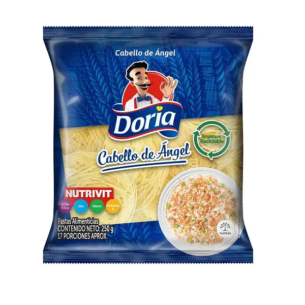 Pasta Doria Cabello Angel 250 g