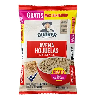 Avena Quaker Hojuelas x 400 g