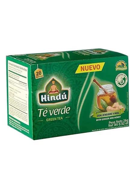 Te Himalaya Verde Hindu Jengibre-Miel