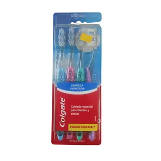 Cepillo Limpieza Avanzada Colgate x 4