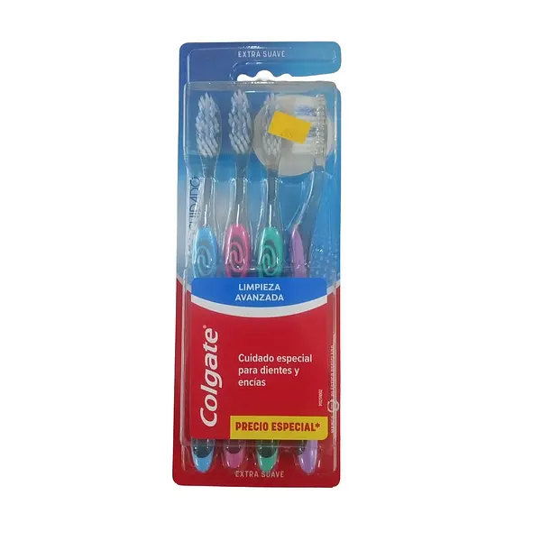 Cepillo Limpieza Avanzada Colgate x 4