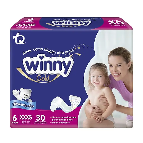 Pañal Winny Gold Etapa 6 x 30