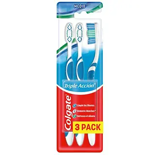 Cepillo Colgate Triple Acción x 3