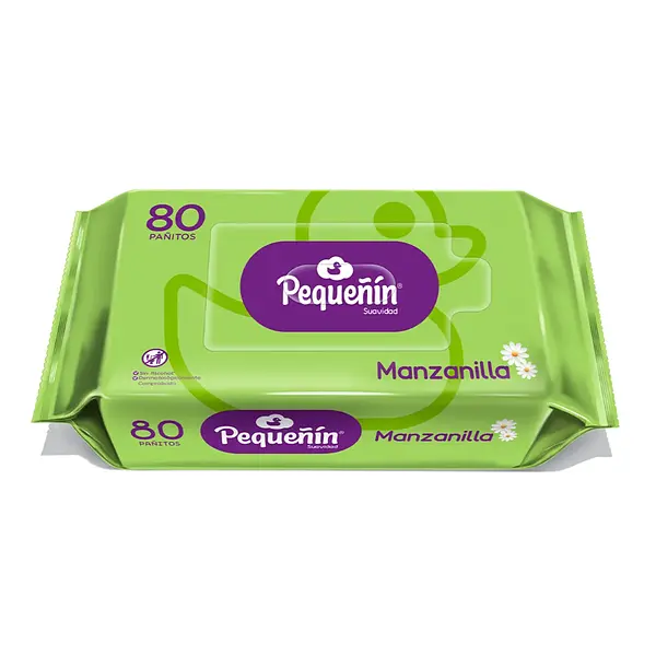 Pañitos Pequeñin Manzanilla x 80