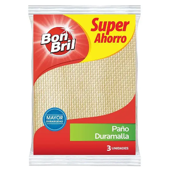 Paño Duramalla Bon Bril x 3 u