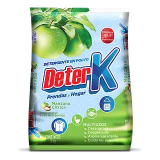 Deterk 4K Manzana Y Bicarbonato x 3 Kg