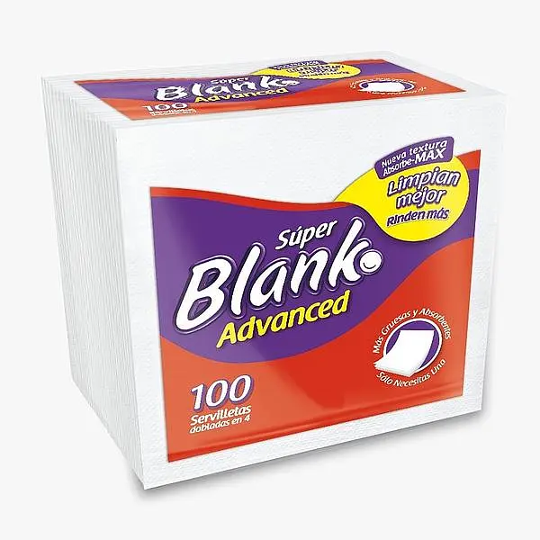 Servilleta Super Blanko Advanced x 100
