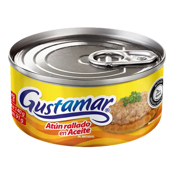 Atún Rallado en Aceite Gustamar x 140 g