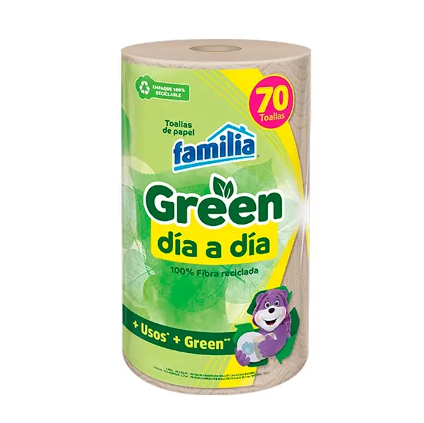 Toalla Cocina Green Dia a Dia x 70