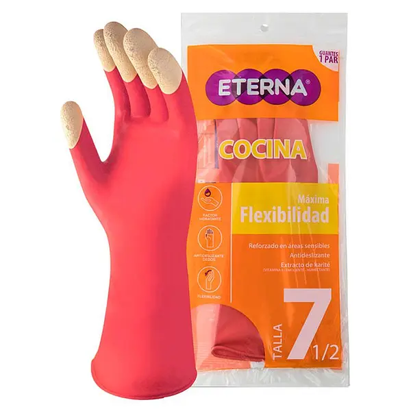 Guantes Corrugado Talla 7 1/2 ETERNA