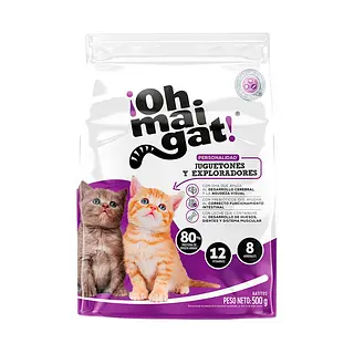 Oh mai gat Gatitos Juguetones x 500 g
