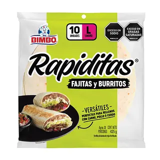 Tortillas Blancas Bimbo L x 10
