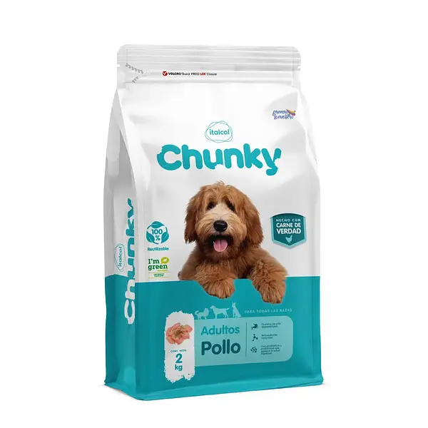 Chunky Adulto Pollo x 2 Kg