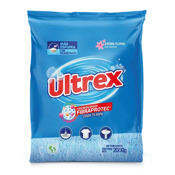 Detergente Ultrex Floral x 2000  g