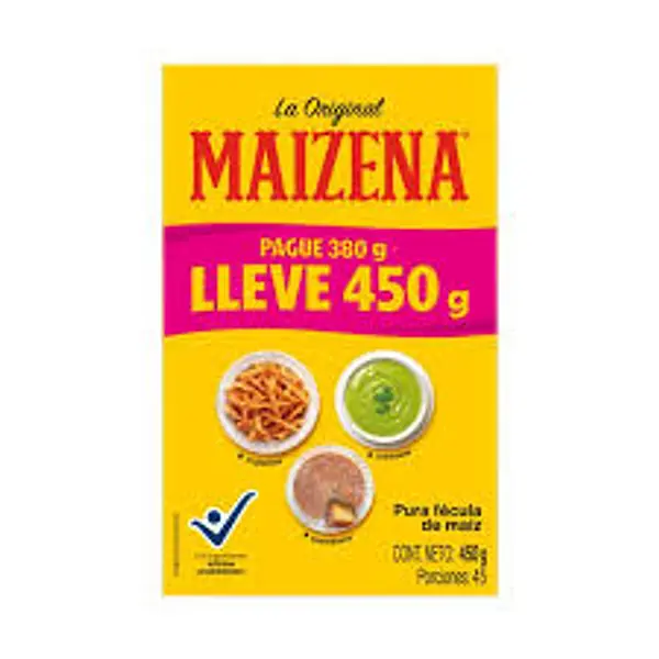Maizena Original Pague 380g Lleve 450g