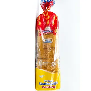 Pan Tajado Mantequilla Yemapan