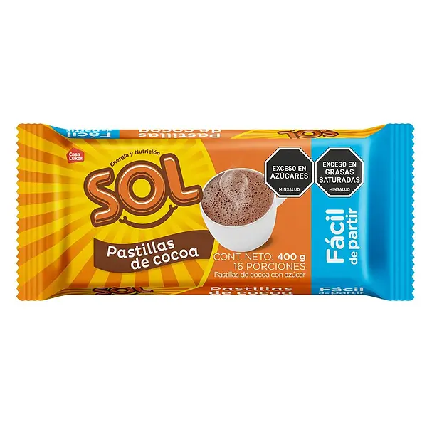 Chocolate Sol Pastillas De Cocoa