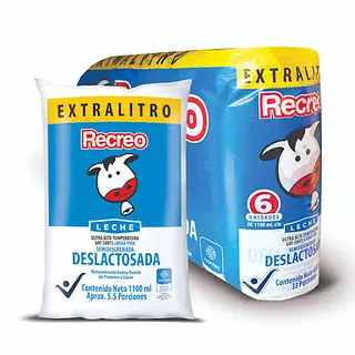 Sixpack Leche Deslactosada Recreo
