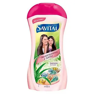 Shampoo Savital Multivitaminico Y Sabila x 510ML                