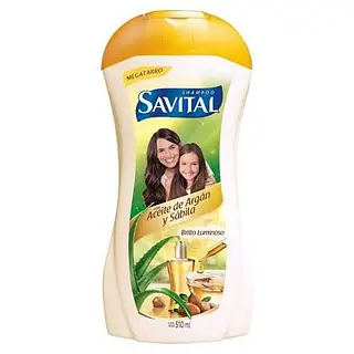Shampoo Savital Aceite De Argan Y Sabila x 510ML            