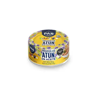 Trozos De Atun En Aceite Pan