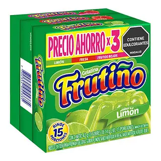 Gelatina Frutiño Fresa Y Limon