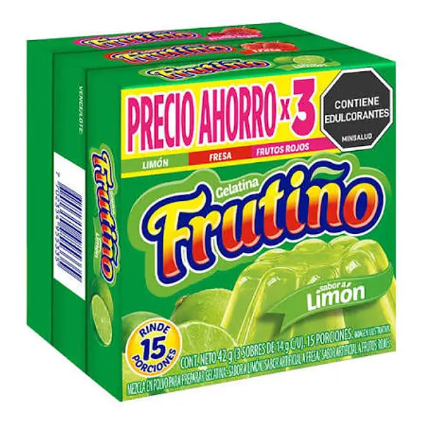 Gelatina Frutiño Fresa Y Limon